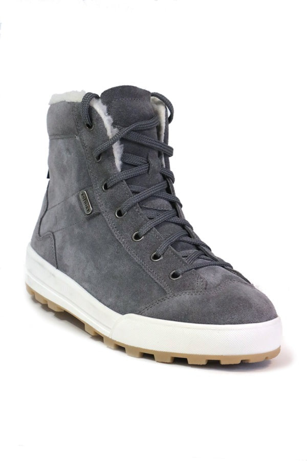 Luna Ash suede baseball style womens winter boot with rubber sole Mammal Winter Boots