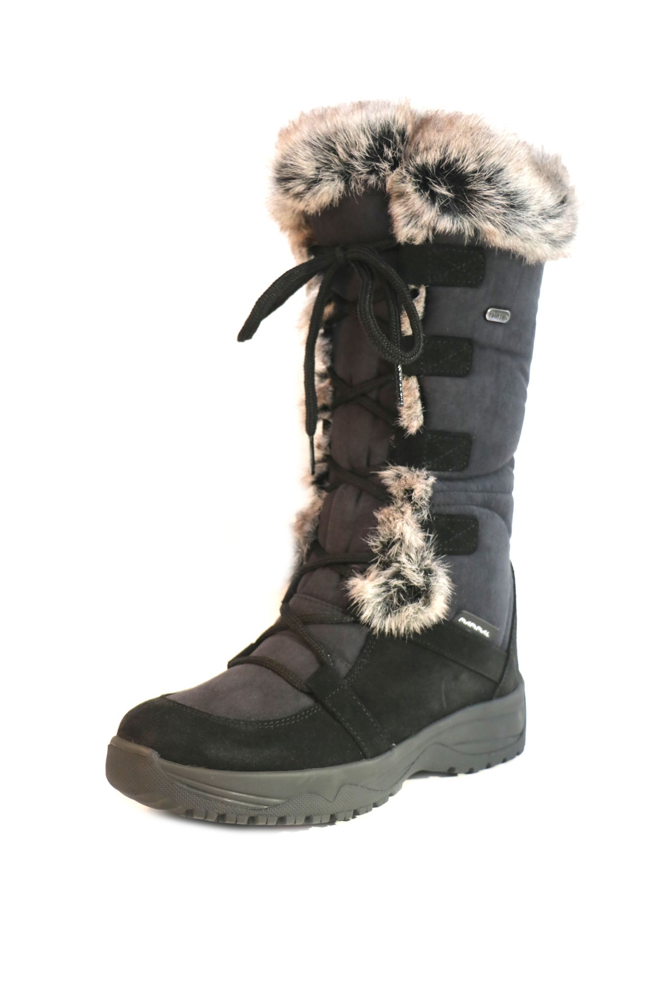 Ladies winter boots store with ice grips