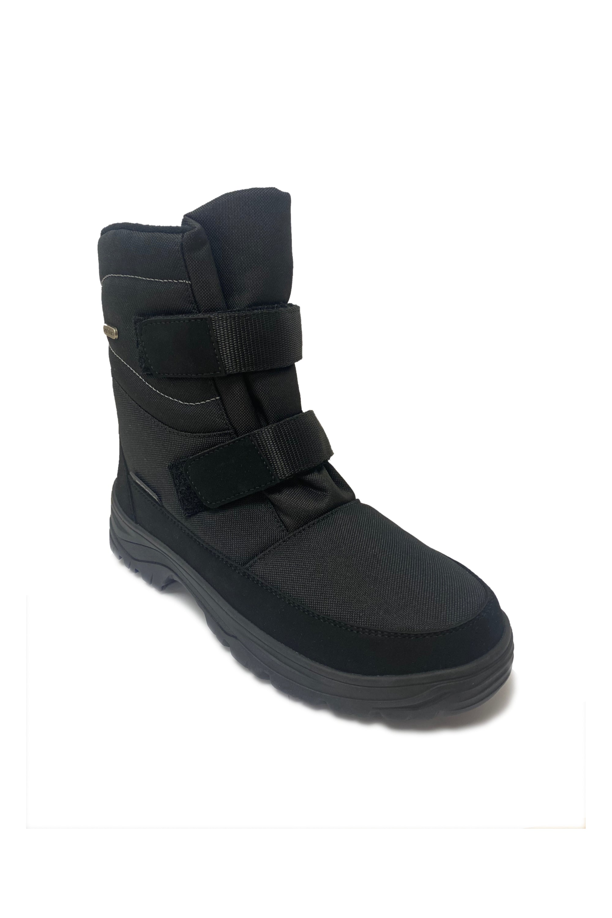 Mens winter boots with velcro closure best sale